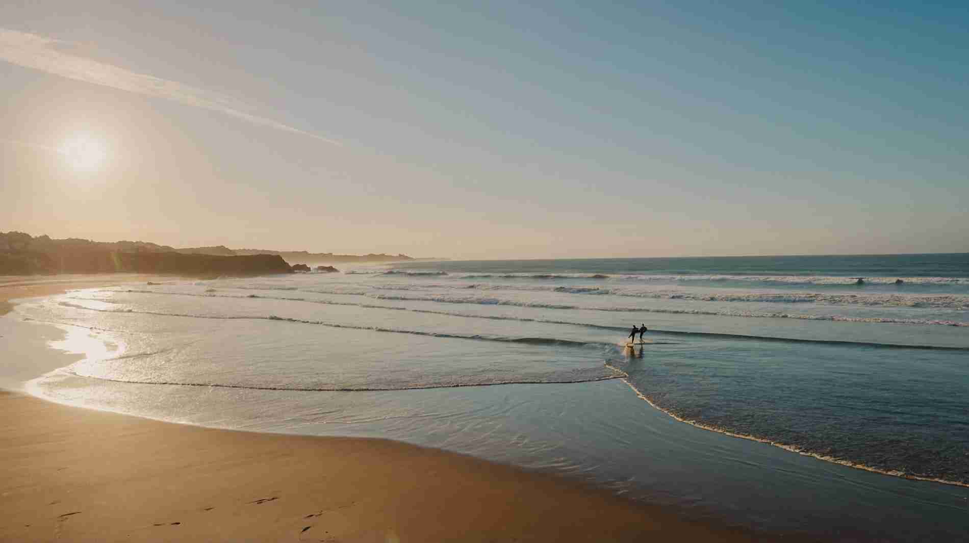 Surfeurs en Bretagne